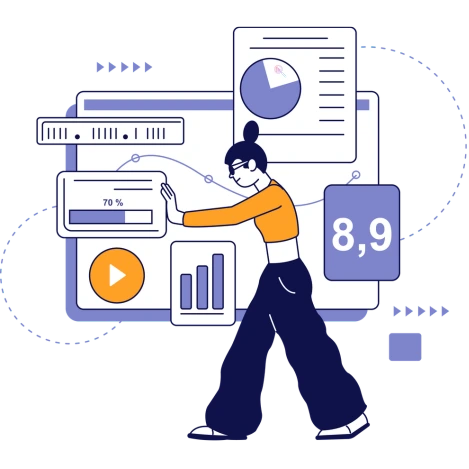 Anlaytics Dashboard Software User Behavior Insights